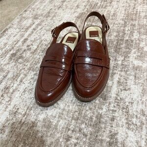 Dolce Vita Brown Leather Loafers